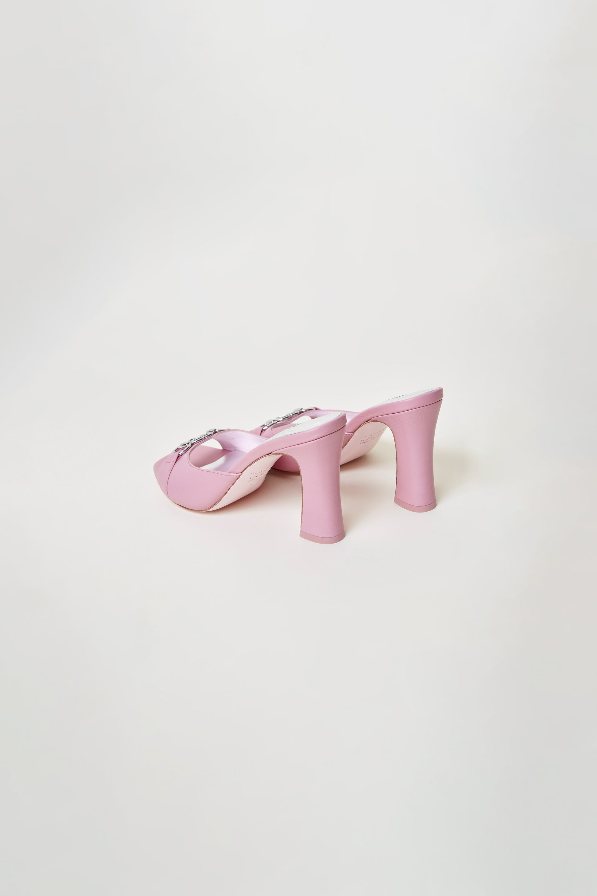 RITA MULE in pink leather