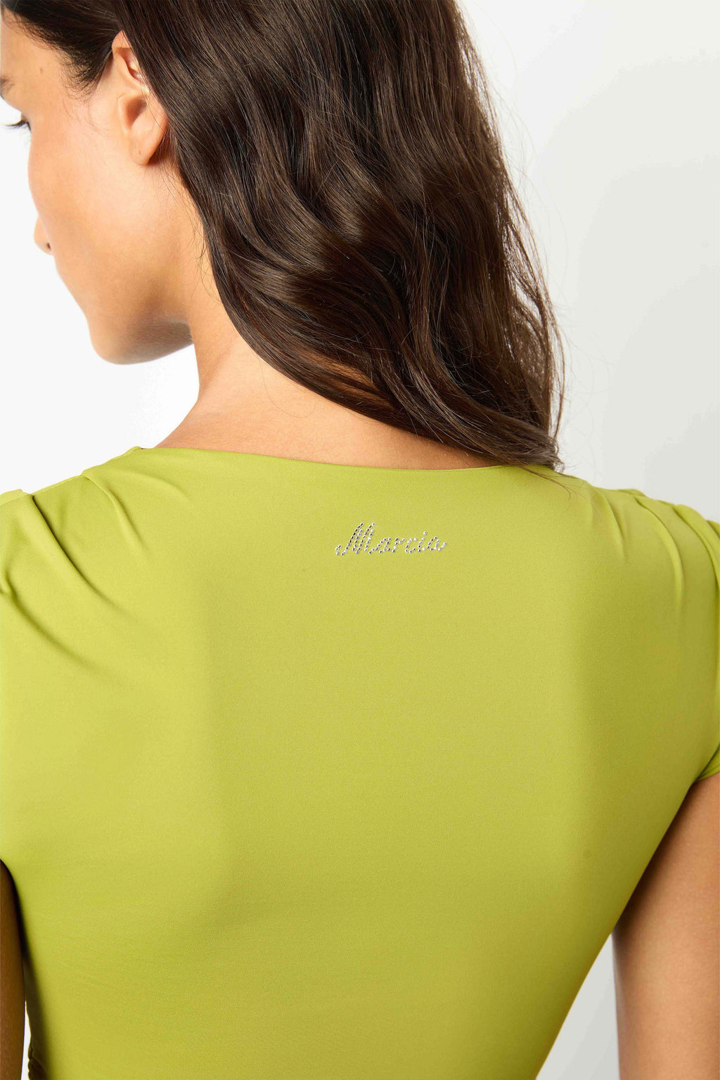 KIMONO SLEEVE TOP in pistachio green