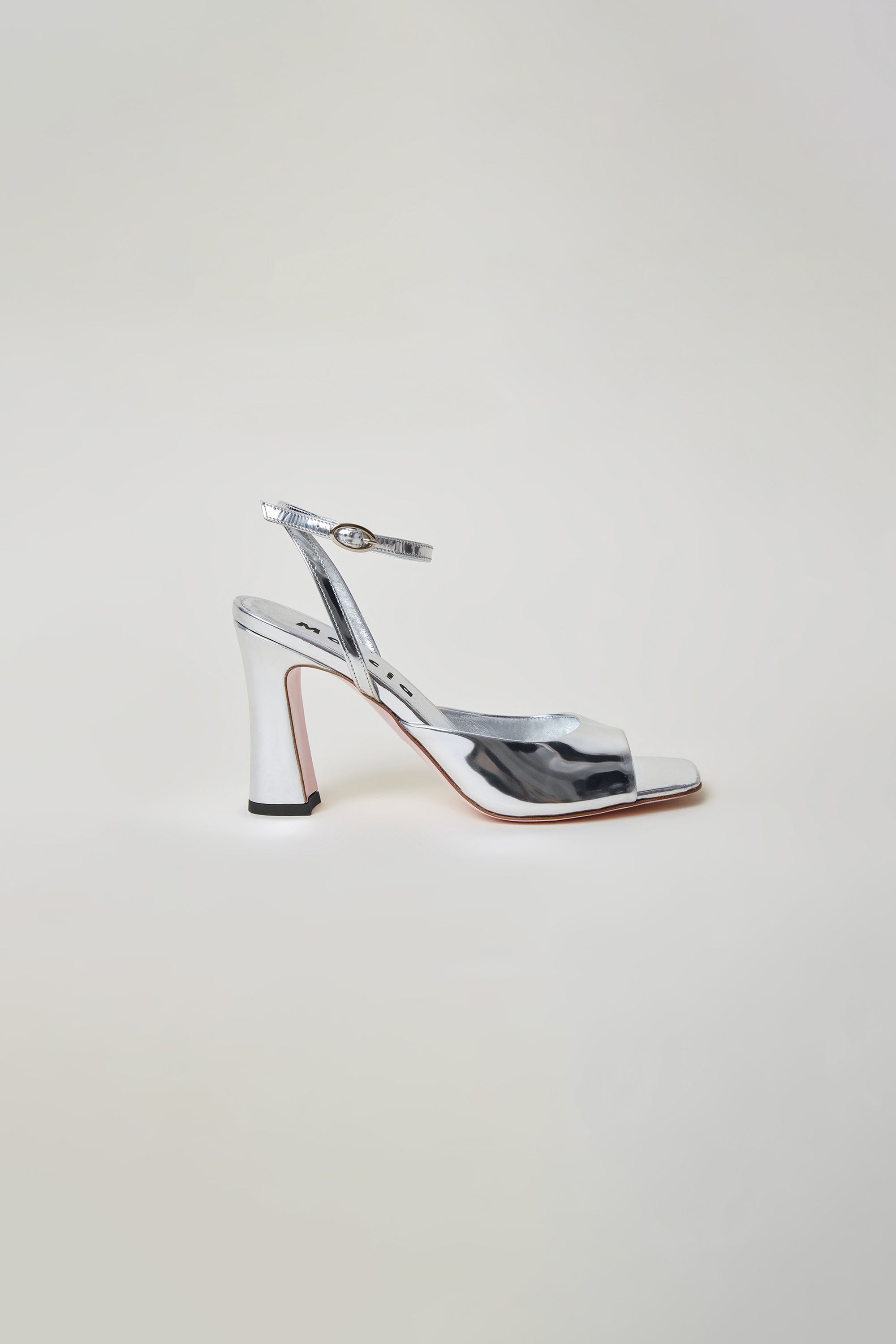 BAÏLA SANDAL in silver leather