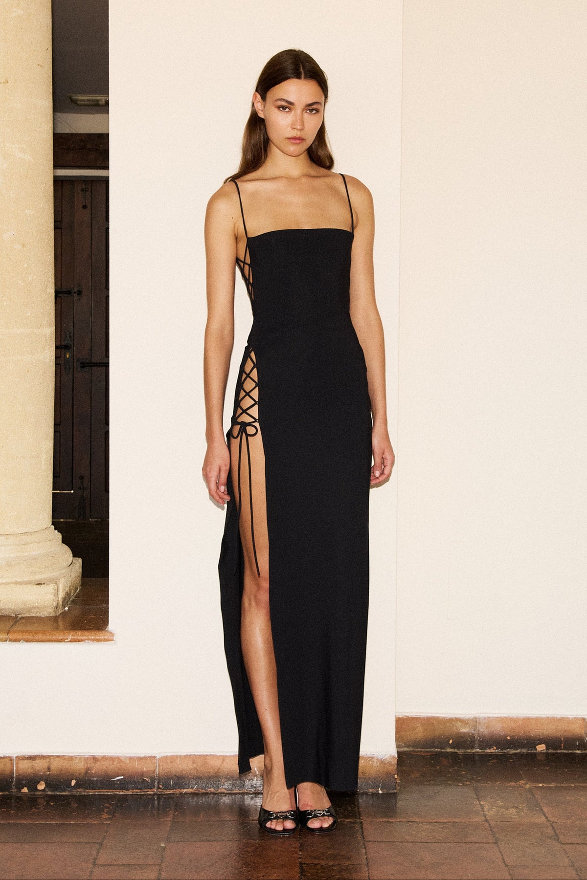 HEARTBREAKER COCKTAIL DRESS in black