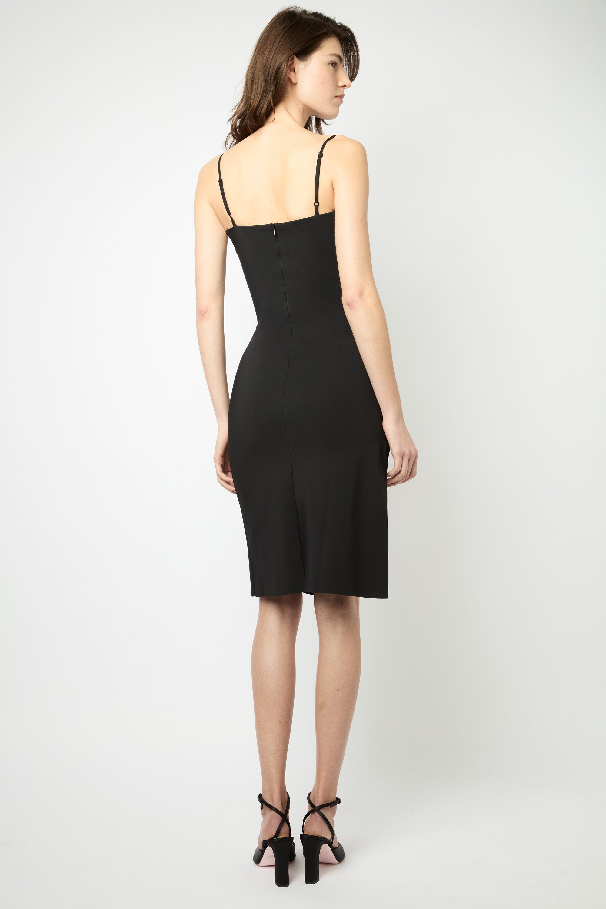 HEARTBREAKER MIDI DRESS in black
