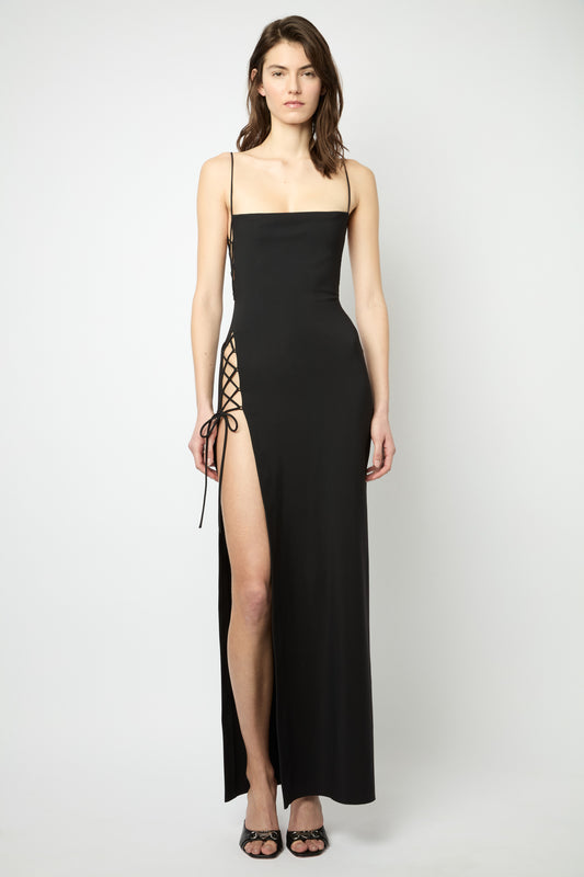 HEARTBREAKER COCKTAIL DRESS in black