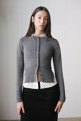 KITTY CARDIGAN in grey