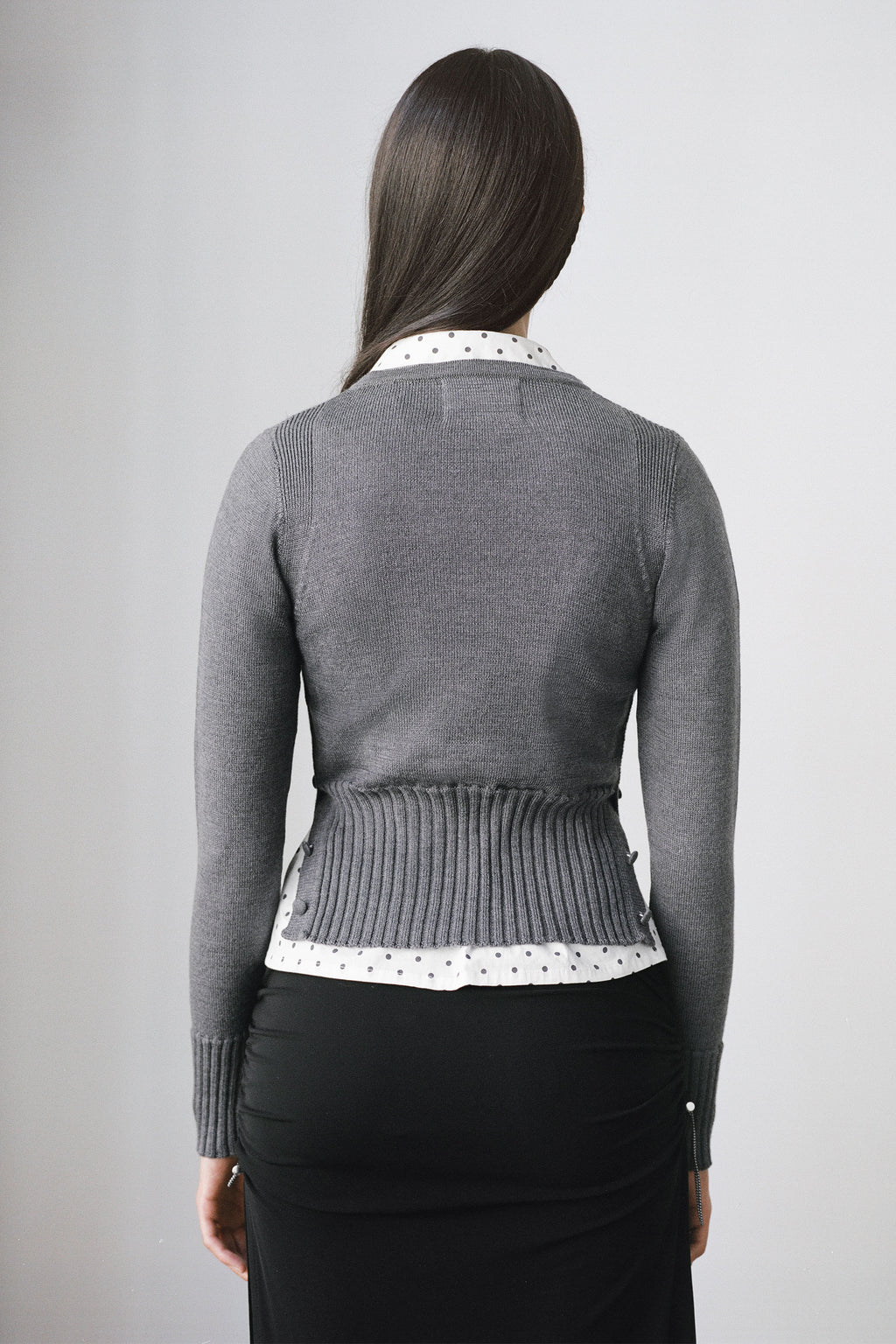 KITTY CARDIGAN in grey