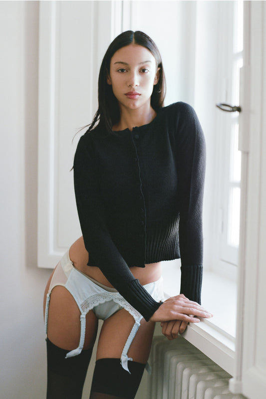 KITTY CARDIGAN in black