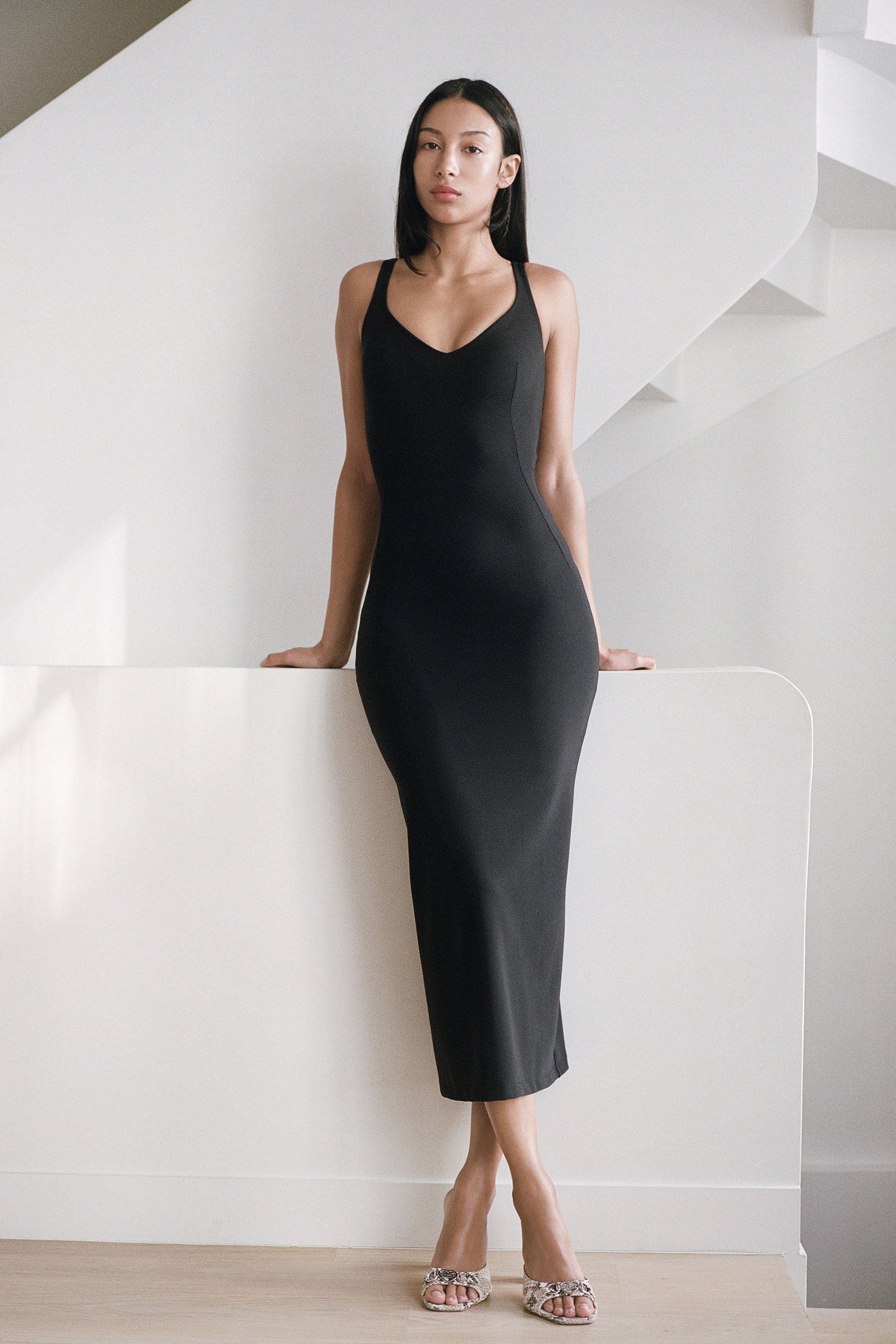 SKIN LONG DRESS in black Marcia Wear SKIN LONG DRESS in black Marcia Wear