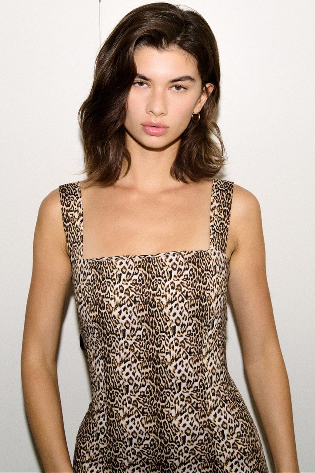 TAROT LONG DRESS in Leopard Print