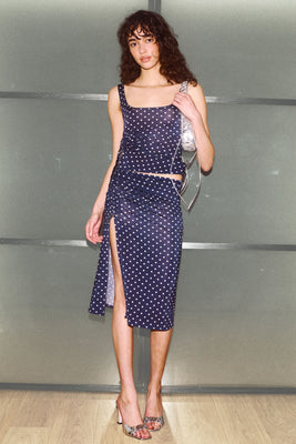 KISS SKIRT in polka dots