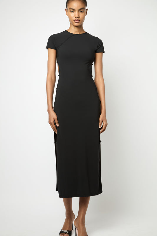 TCHIKIBOUM LONG DRESS in black