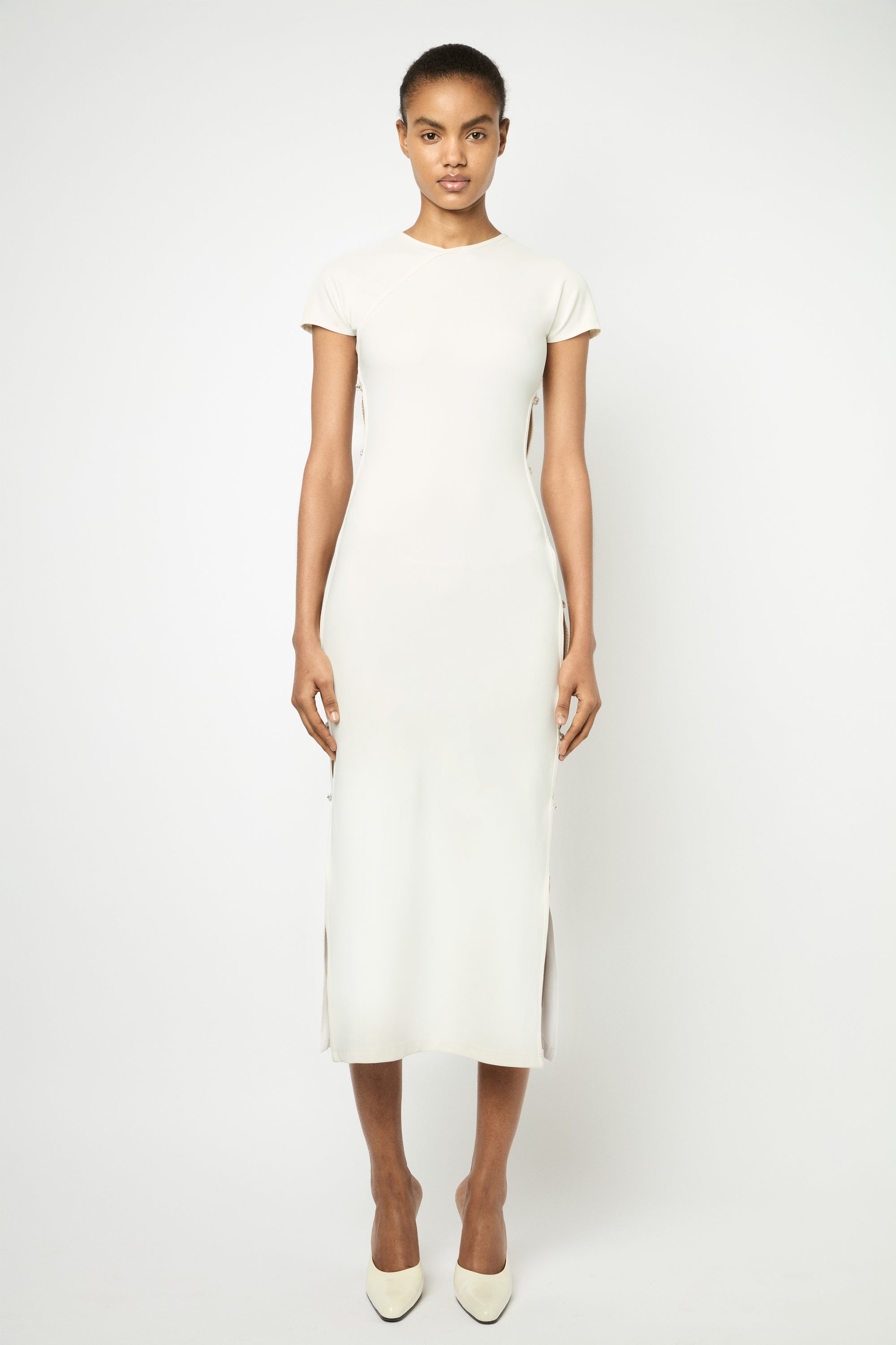TCHIKIBOUM LONG DRESS in cream – Marcia Wear