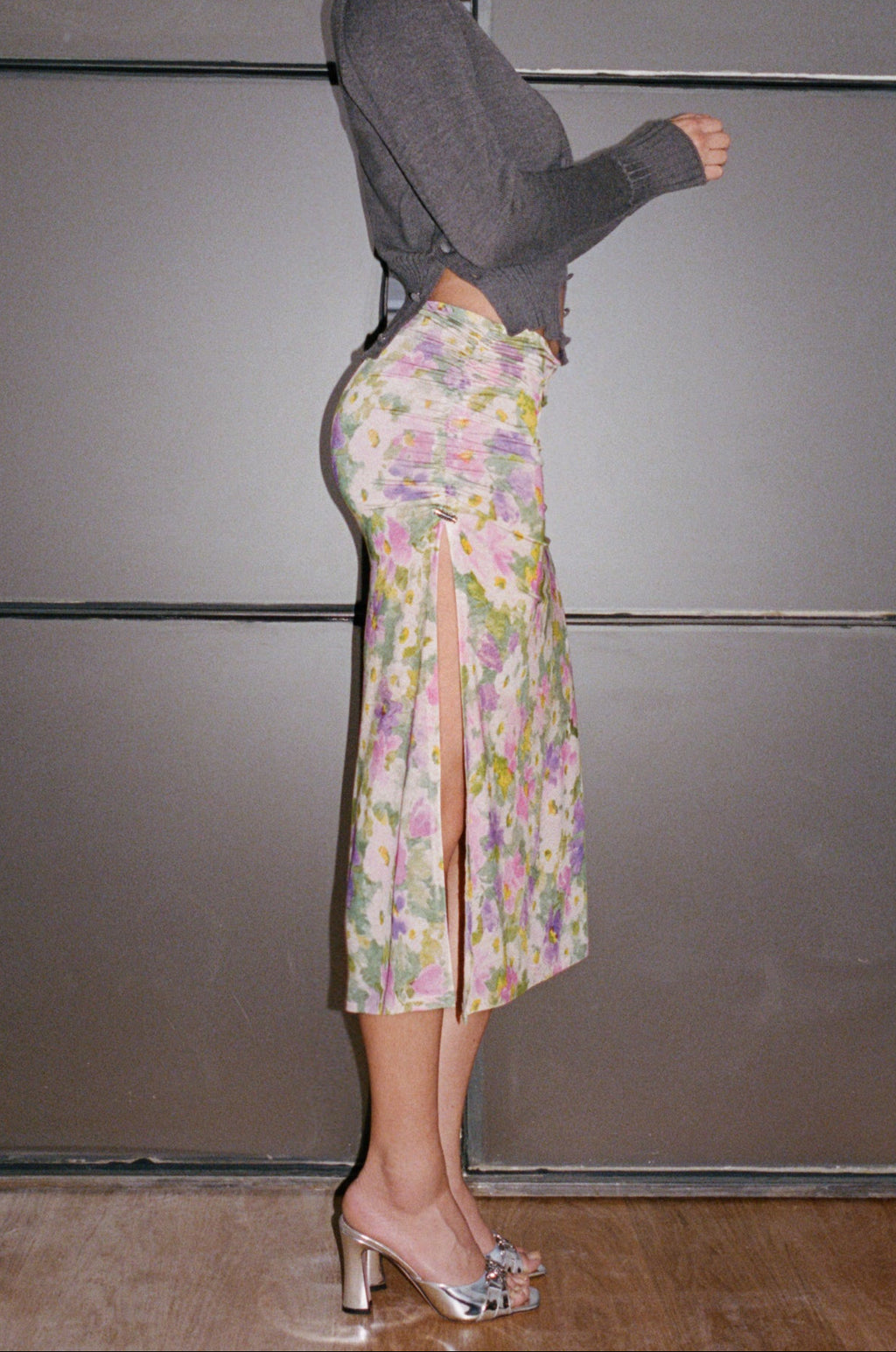 RIVIERA LONG SKIRT in floral print