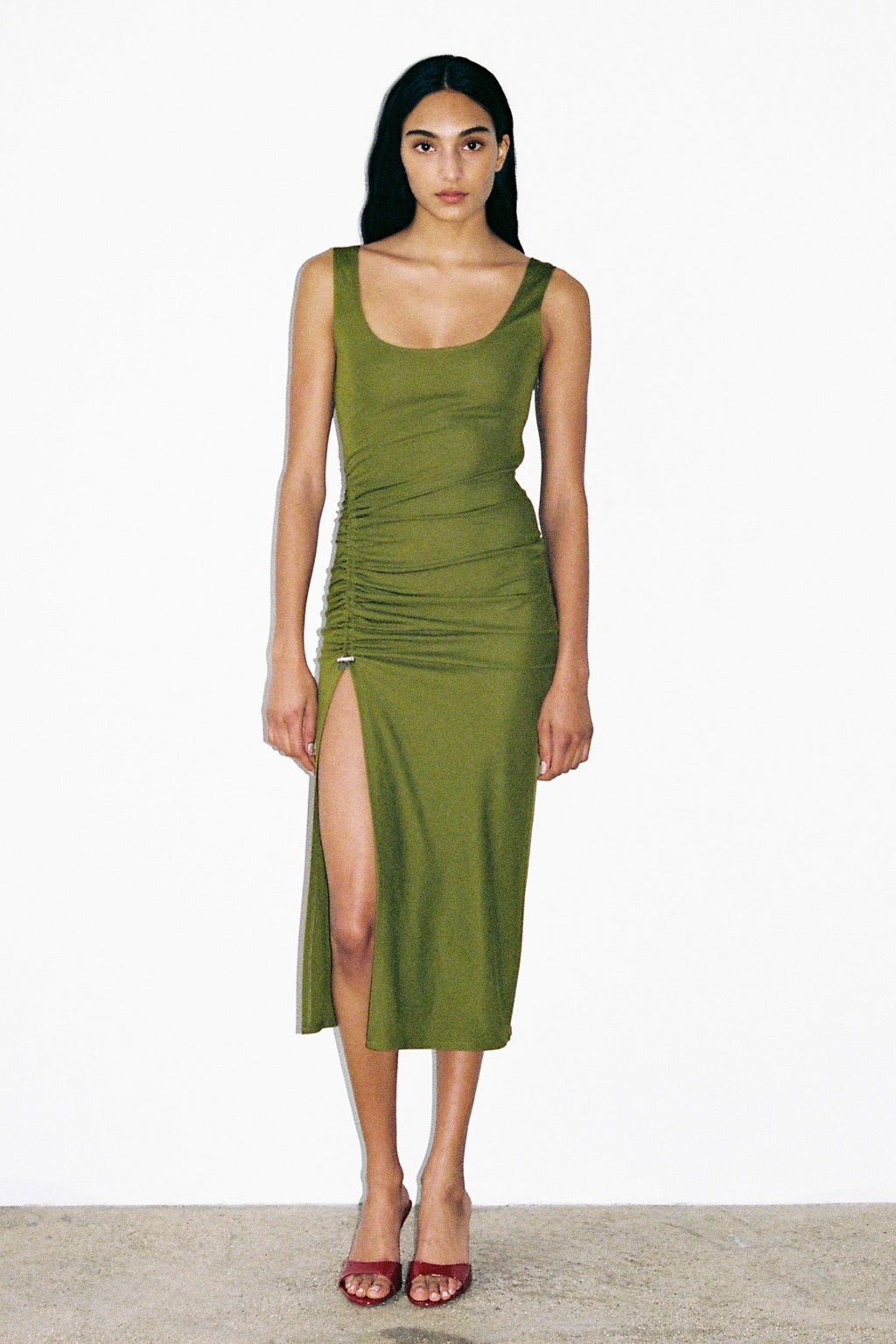 JOLENE DRESS in green